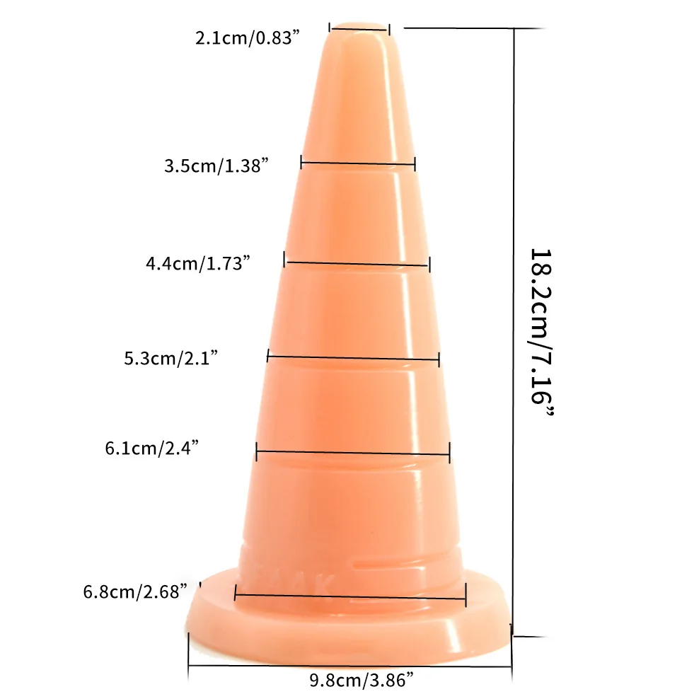 New Silicone Anal Plug Prostate Massage Stick with Soft Skin and Simulated Dildo Anal Plug SM Adult Male and Female Backyard Toy