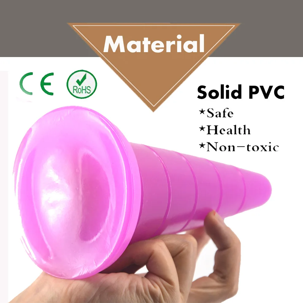 New Silicone Anal Plug Prostate Massage Stick with Soft Skin and Simulated Dildo Anal Plug SM Adult Male and Female Backyard Toy