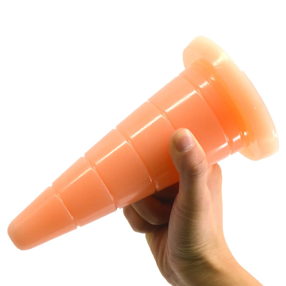 New Silicone Anal Plug Prostate Massage Stick with Soft Skin and Simulated Dildo Anal Plug SM Adult Male and Female Backyard Toy