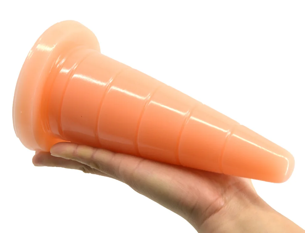 New Silicone Anal Plug Prostate Massage Stick with Soft Skin and Simulated Dildo Anal Plug SM Adult Male and Female Backyard Toy