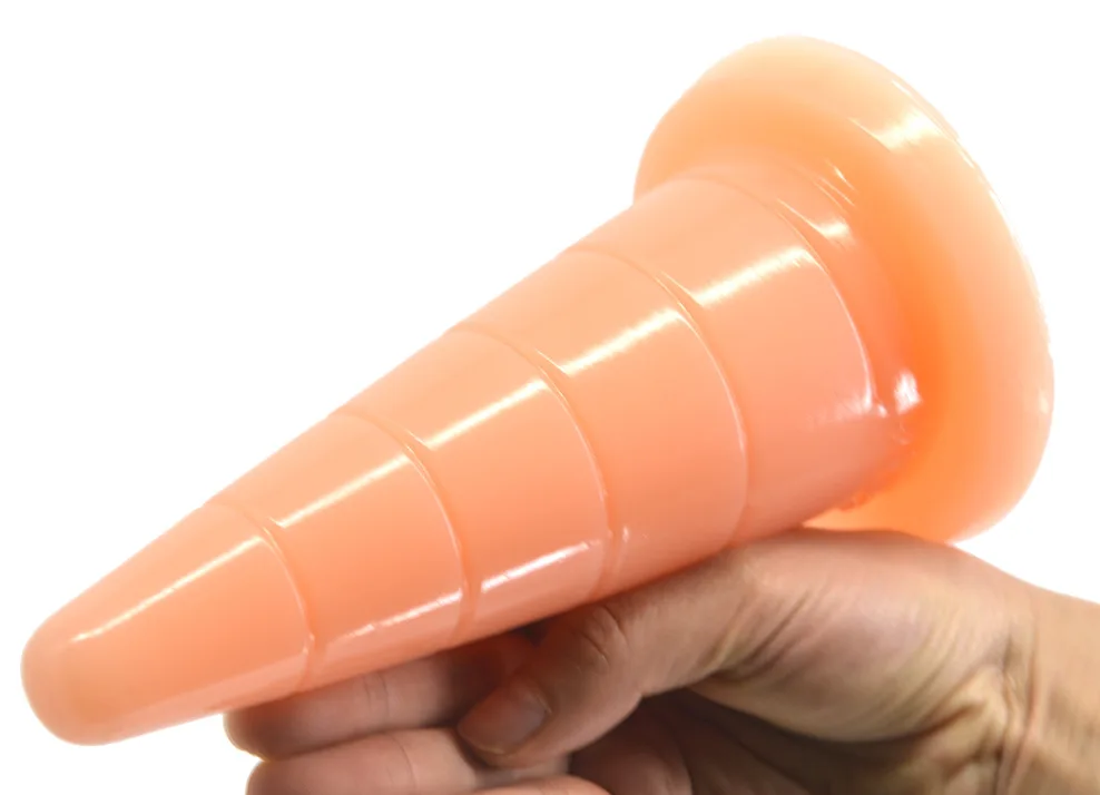 New Silicone Anal Plug Prostate Massage Stick with Soft Skin and Simulated Dildo Anal Plug SM Adult Male and Female Backyard Toy