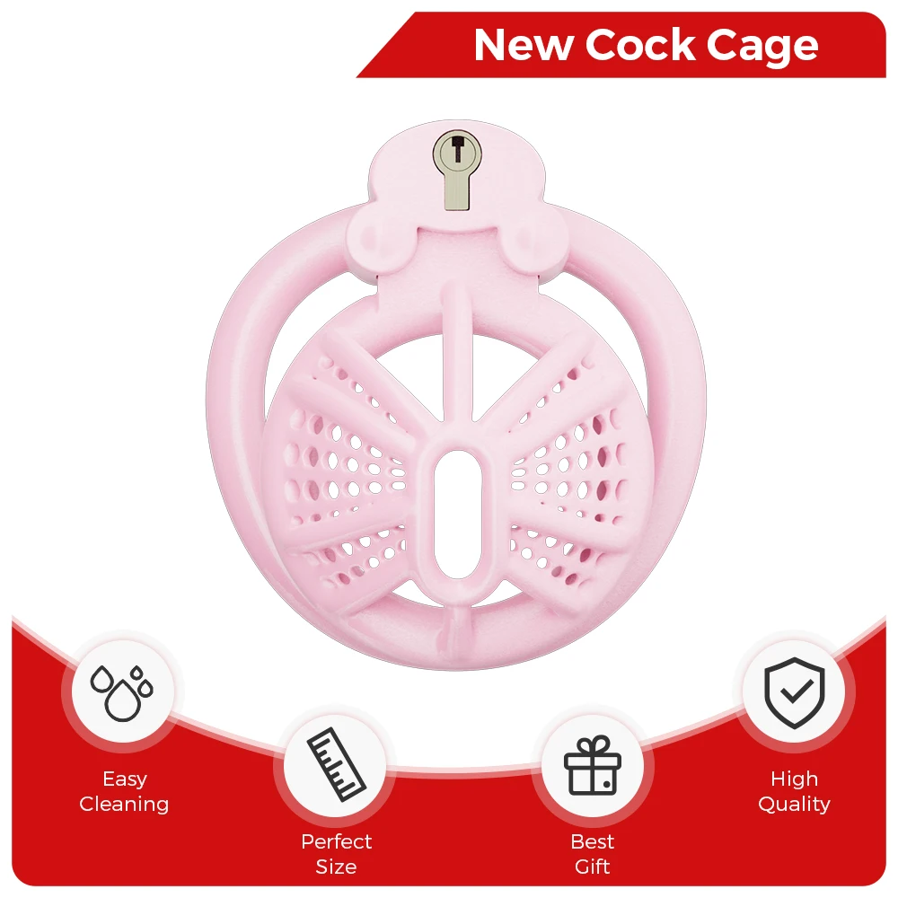 New Male Honeycomb Chastity Cage Escape-proof Chastity Lock Sissy Male Cb Chastity Lock Gay SM Sexy Toys for Men Sex Toi for Man