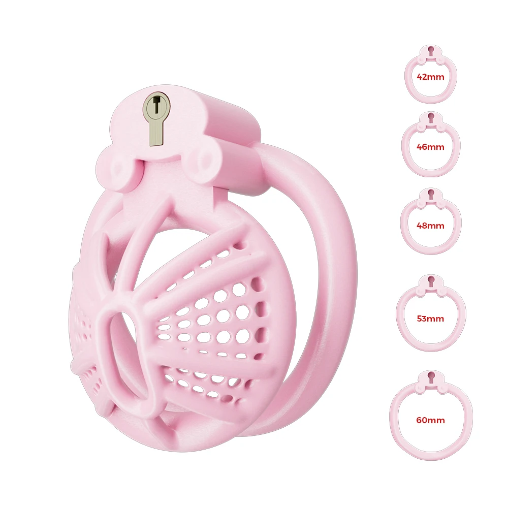 New Male Honeycomb Chastity Cage Escape-proof Chastity Lock Sissy Male Cb Chastity Lock Gay SM Sexy Toys for Men Sex Toi for Man