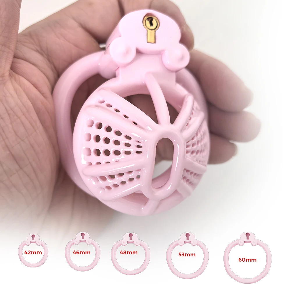New Male Honeycomb Chastity Cage Escape-proof Chastity Lock Sissy Male Cb Chastity Lock Gay SM Sexy Toys for Men Sex Toi for Man