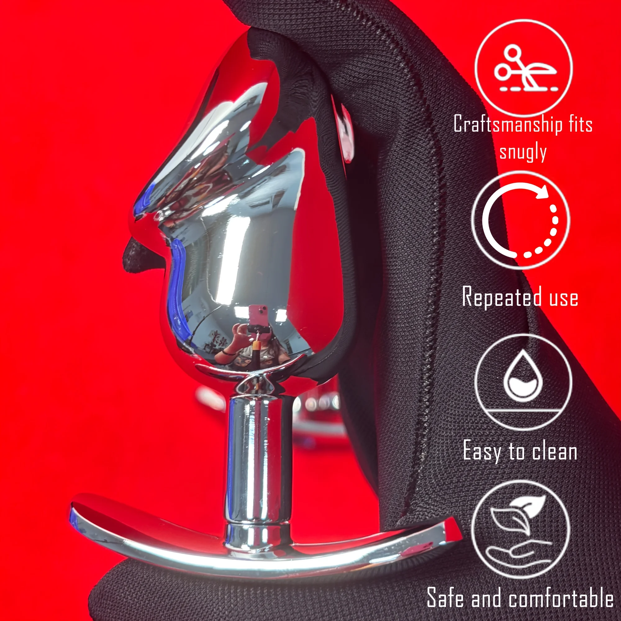 BDSM Anal Plug Metal Fetish G Spot Butt Plug Sex Toy Stainless Steel Buttplug Games for Adult Women, Men and Couples