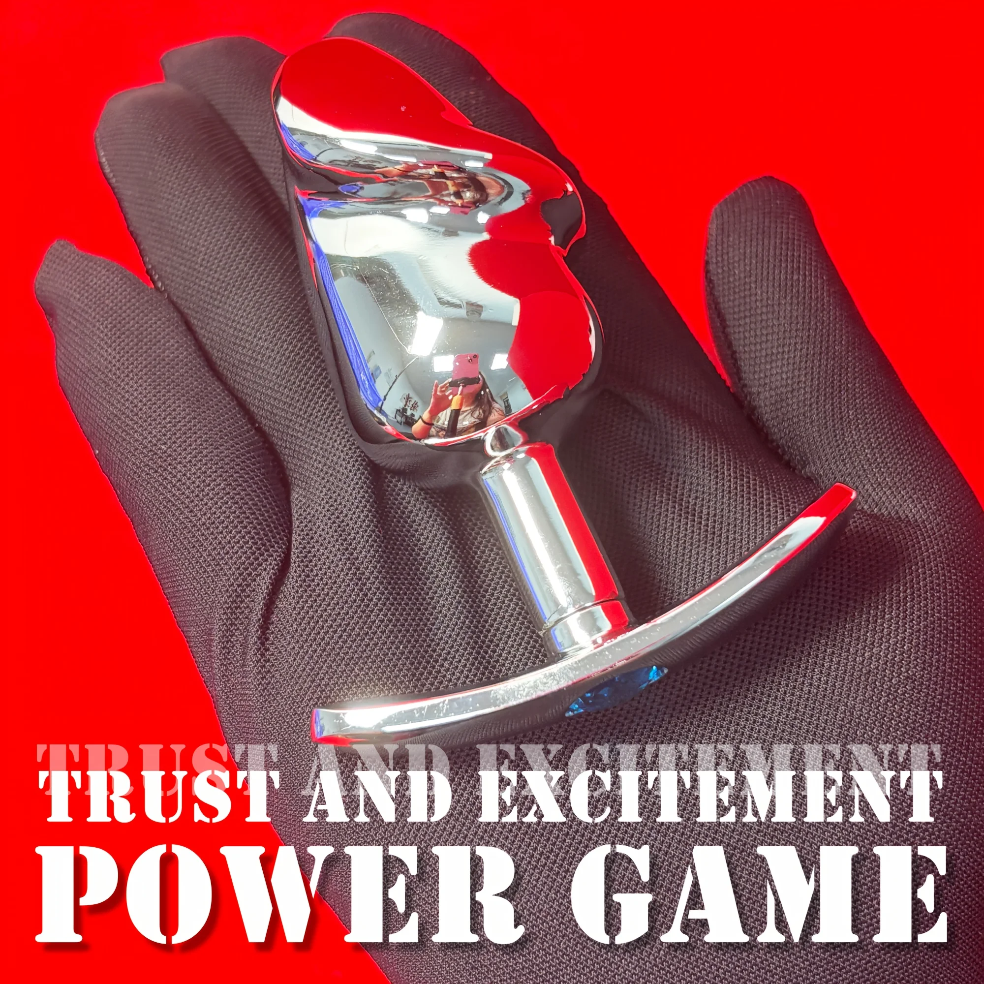 BDSM Anal Plug Metal Fetish G Spot Butt Plug Sex Toy Stainless Steel Buttplug Games for Adult Women, Men and Couples