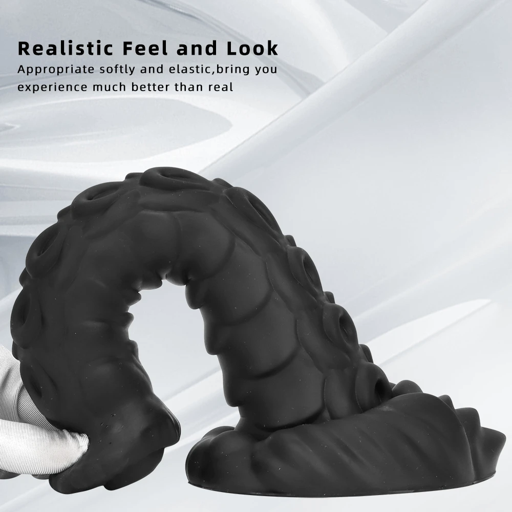 Butt Plug Silicone Huge Alien Anal Plug Soft Anal Dildo Prostate Massager G Spot Stimulate Masturbation Couple Sex Toys