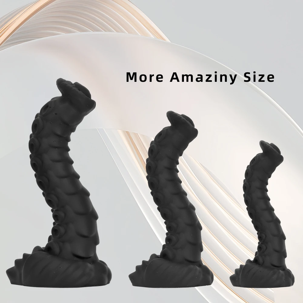 Butt Plug Silicone Huge Alien Anal Plug Soft Anal Dildo Prostate Massager G Spot Stimulate Masturbation Couple Sex Toys