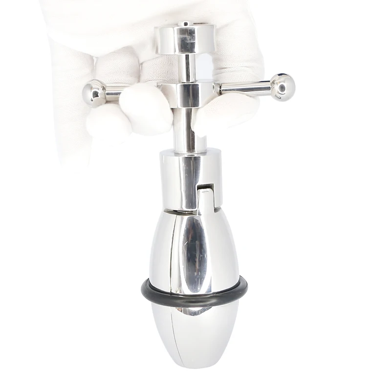 HEAVY Anus Beads ASS LOCK Stainless Steel Anal Lock Openable Anal Plug Dilator Anal Sex Toys For Men Woman Gay Anal Beads