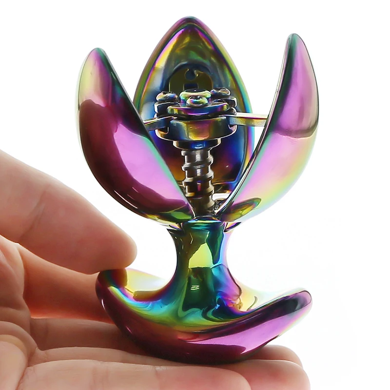 HEAVY Anus Beads ASS LOCK Stainless Steel Anal Lock Openable Anal Plug Dilator Anal Sex Toys For Men Woman Gay Anal Beads