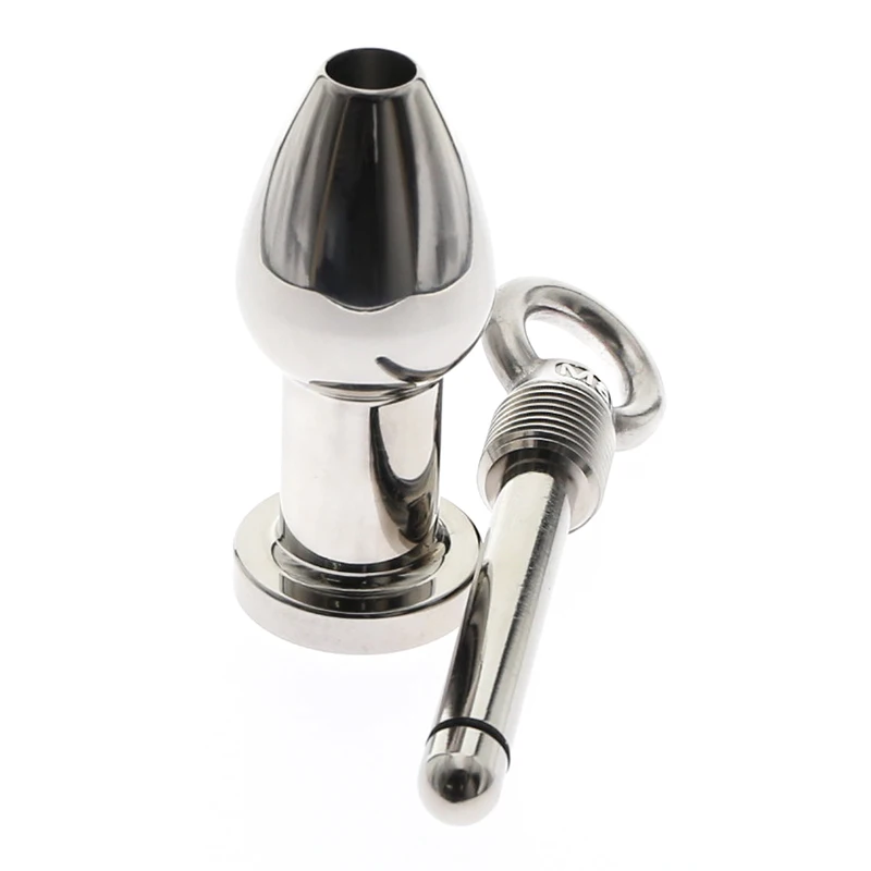 HEAVY Anus Beads ASS LOCK Stainless Steel Anal Lock Openable Anal Plug Dilator Anal Sex Toys For Men Woman Gay Anal Beads