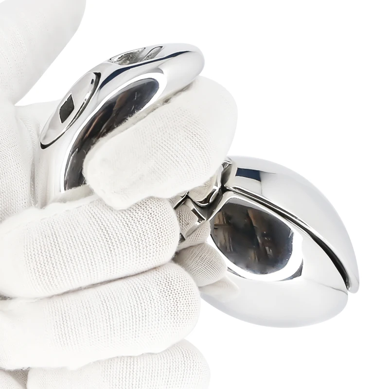 HEAVY Anus Beads ASS LOCK Stainless Steel Anal Lock Openable Anal Plug Dilator Anal Sex Toys For Men Woman Gay Anal Beads