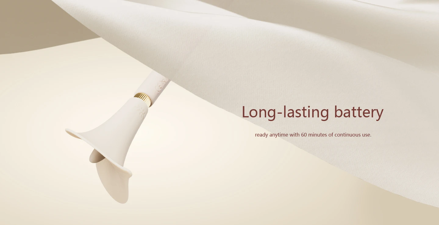 ZALO Calla Dual-head Vibrating Sensual Wand for Women Couples, Female Clitoris Nipples Vibrator Clit Stimulator, Adult Sex Toys