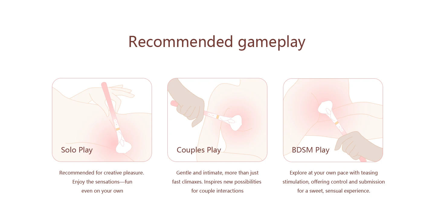 ZALO Calla Dual-head Vibrating Sensual Wand for Women Couples, Female Clitoris Nipples Vibrator Clit Stimulator, Adult Sex Toys