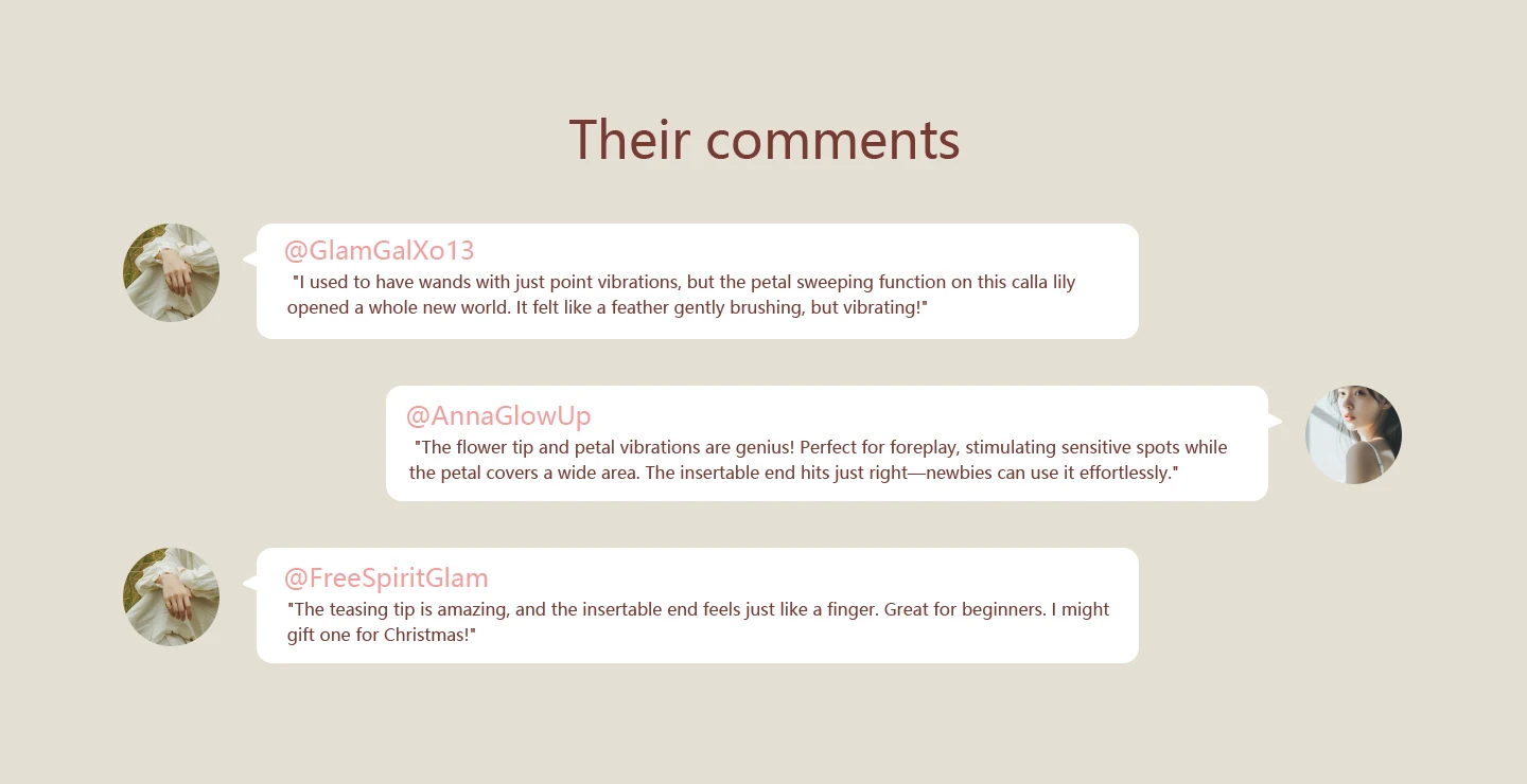 ZALO Calla Dual-head Vibrating Sensual Wand for Women Couples, Female Clitoris Nipples Vibrator Clit Stimulator, Adult Sex Toys