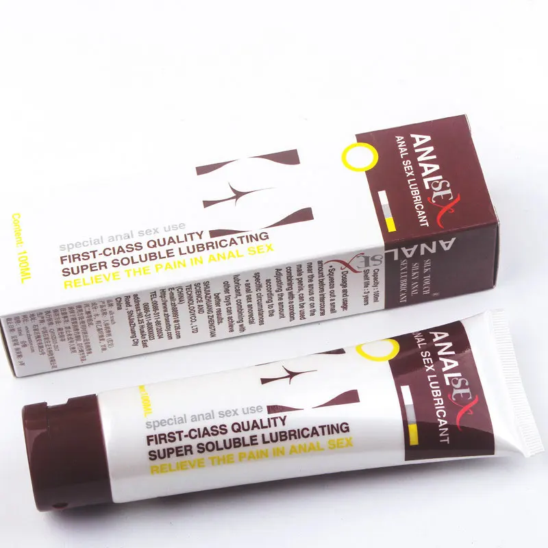 Professional Sex Anal Lubricant for Men Sex Anti-pain Women Anal Gay Sex Oil Gel Anesthesia Adults Products 100ml Drop Shipping