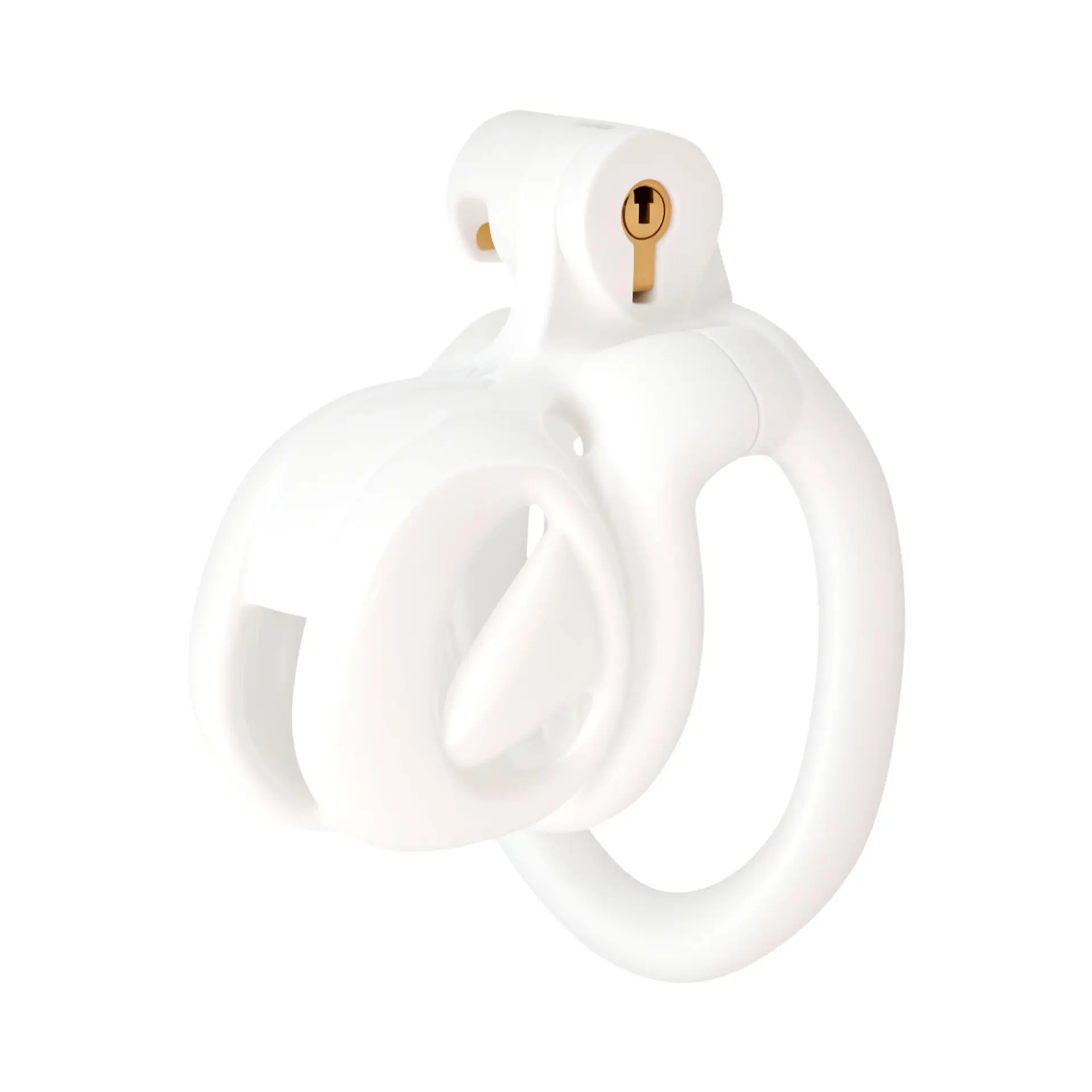 Mini CB Chastity Cage Sissy CB Penis Device 정조대 with 4 Size Cock Rings Bondage jj Slave Sexy Toy for Men Gay Pink/Black/White