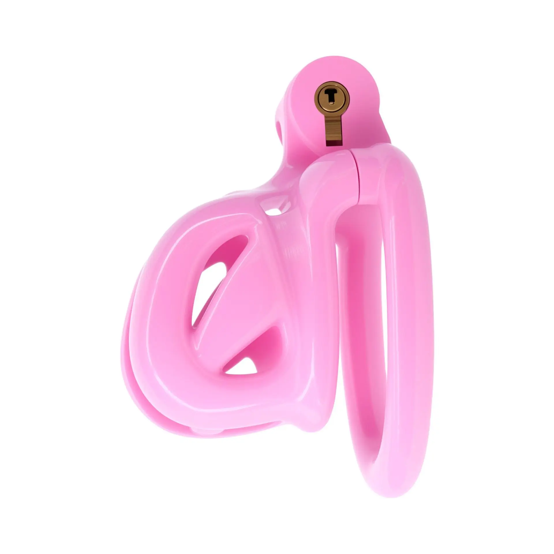 Mini CB Chastity Cage Sissy CB Penis Device 정조대 with 4 Size Cock Rings Bondage jj Slave Sexy Toy for Men Gay Pink/Black/White