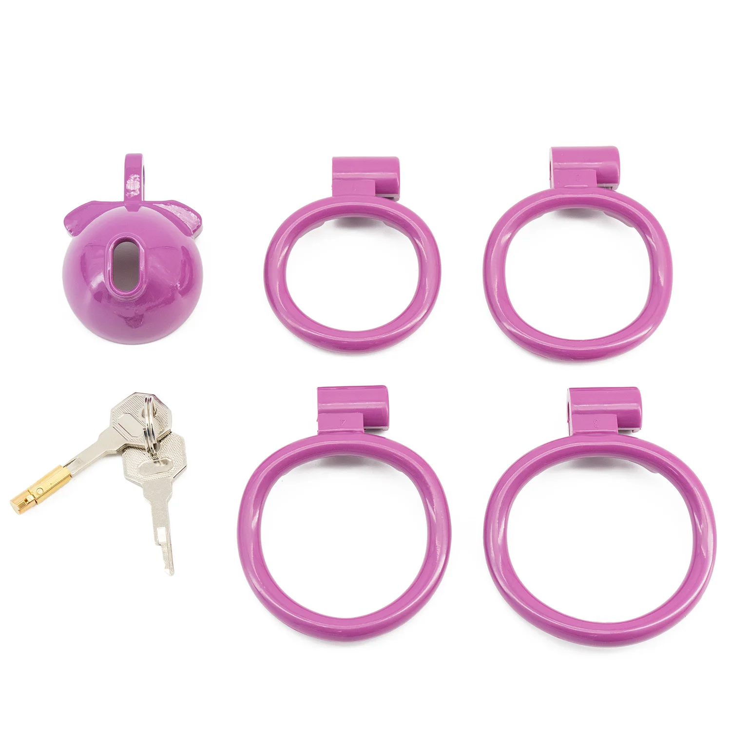 Male Chastity Device Tease Locked Cock Cage Penis Exercise for Men