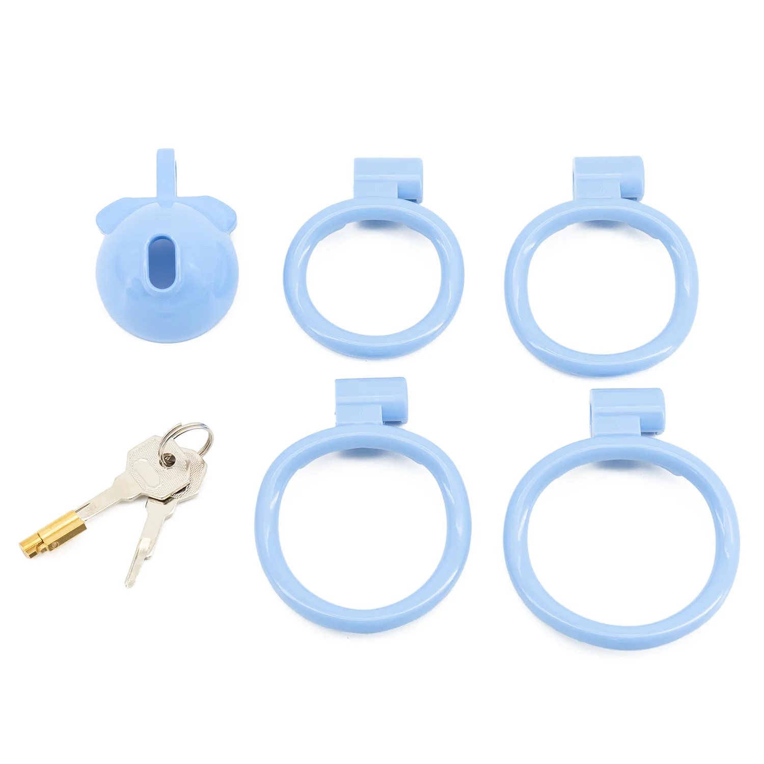 Male Chastity Device Tease Locked Cock Cage Penis Exercise for Men