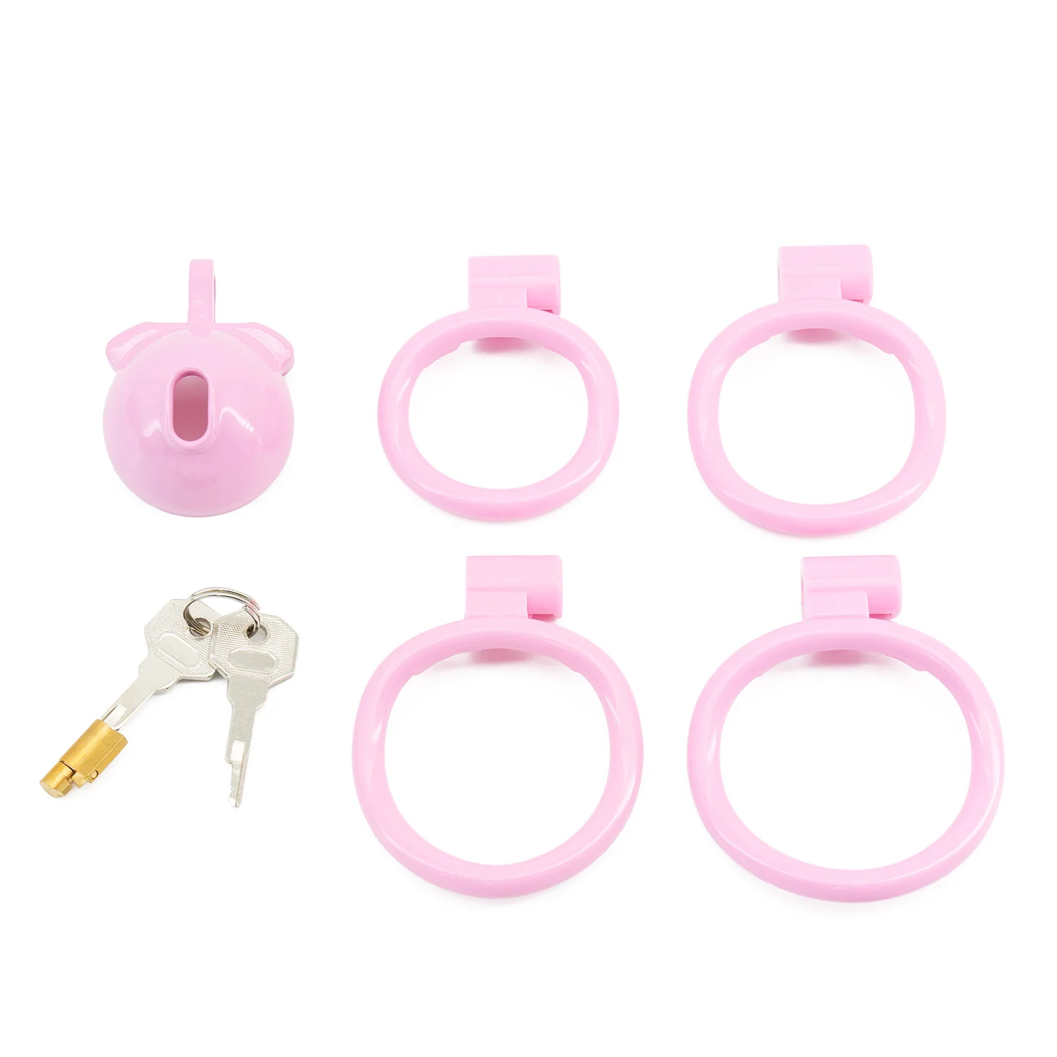 Male Chastity Device Tease Locked Cock Cage Penis Exercise for Men