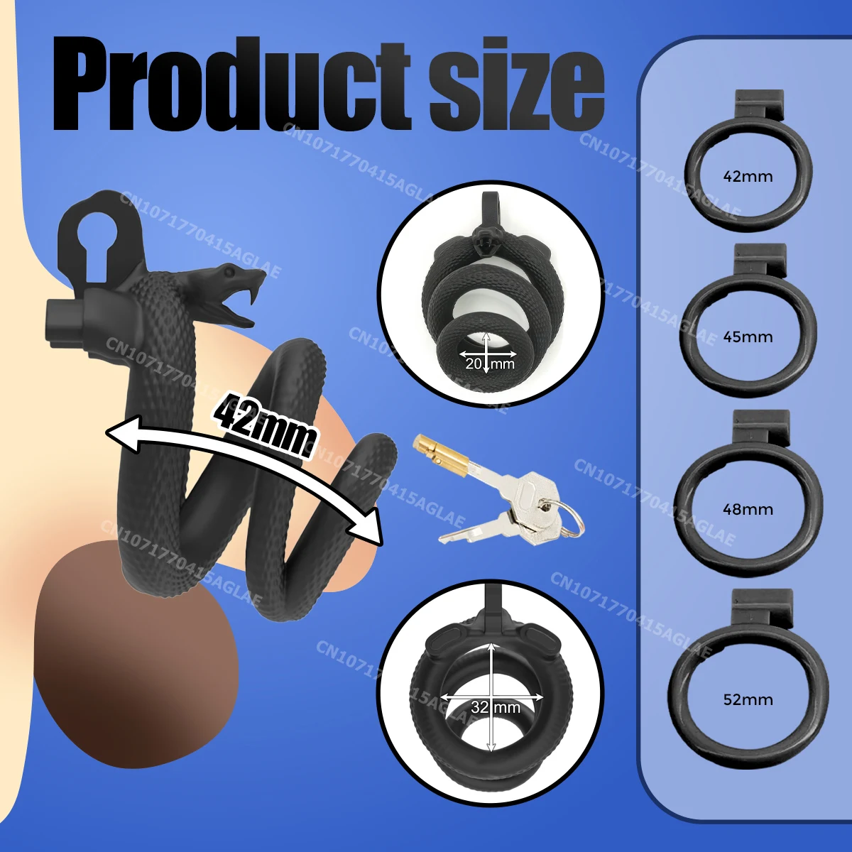 HESEKS Male Chastity Cage Sex Toys Sissy Femboy beginner flat chastity cage belt Cock Cage man lock Penis Rings Men Adult Goods