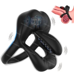 Anel Peniano Vibrador Masculino Heseks Cock Ring