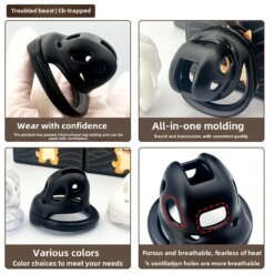 Alternative view of Cinto de Castidade CB-Lock Gaiola Nub Micro Lock