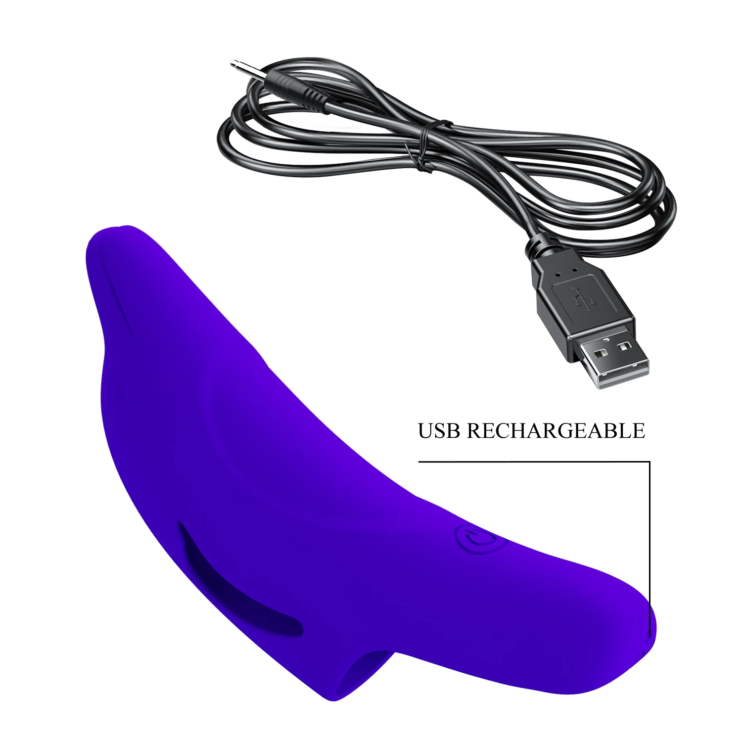 Vibrador Dedal Pretty Love Delphini Fingering Vibrator - Imagem 3