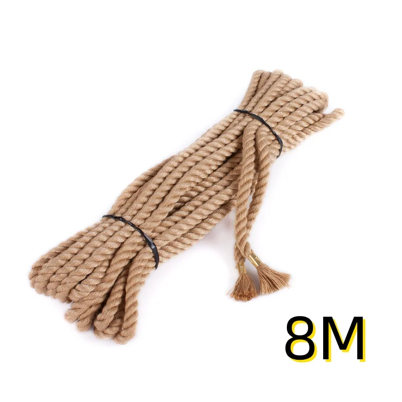 Bondage Gear Shibari Cotton Hemp Rope Bdsm Slave Handcuffs Tying Equipment Ankle Cuffs Cord Binding Sexy Binder Games Sex Toys