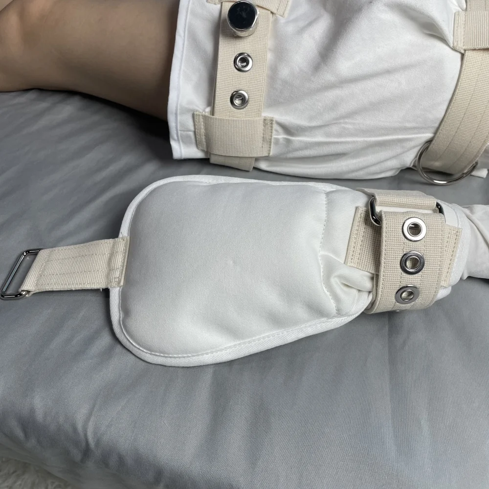 Luvas Restritoras Hospitalar Bondage Mittens Contenção Total - Imagem 6