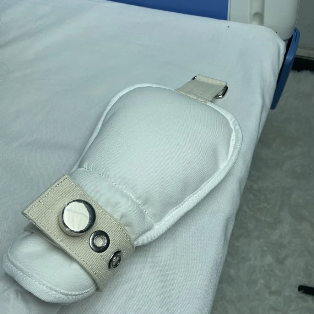 Luvas Restritoras Hospitalar Bondage Mittens Contenção Total - Imagem 4