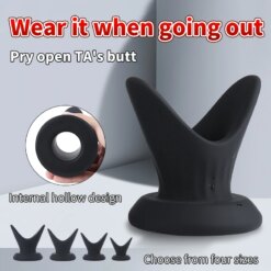 Alternative view of Plug Anal Dilatador Aberto Oco Tampa Enema Anal Expander