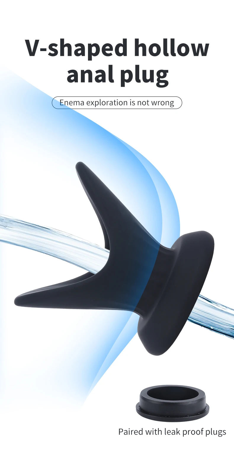 Silicone Female Masturbation Anal Expander Vagina Butt Plug Trainer Enema Cleaning Sounding Stimulate Speculum Adult Sex Toys