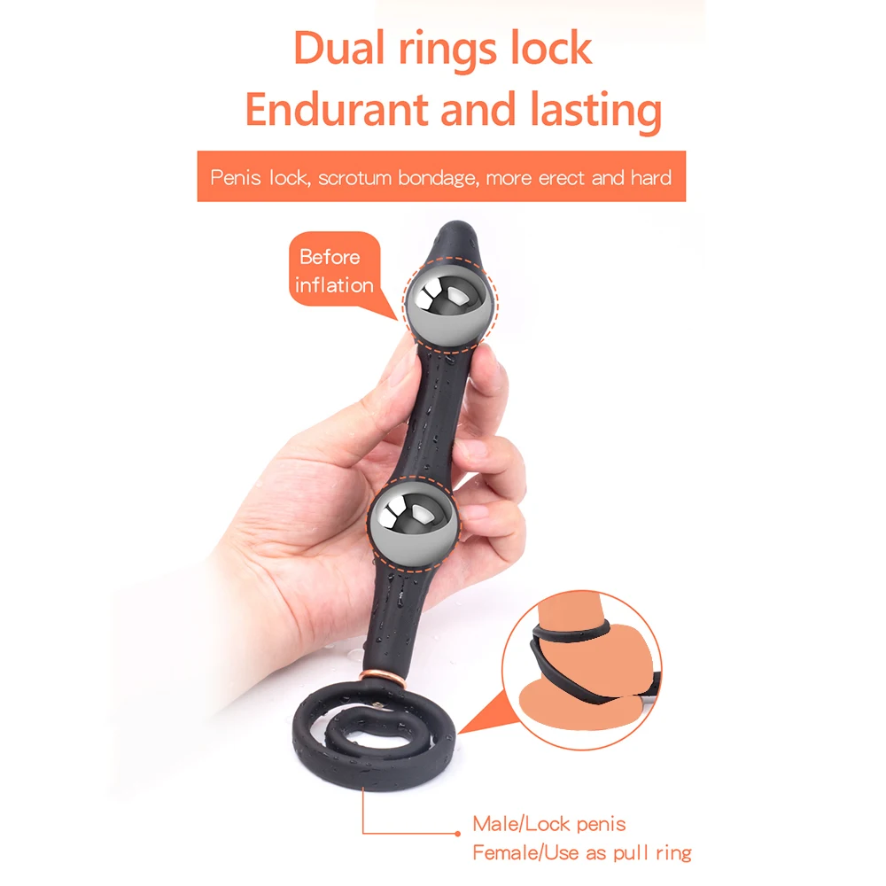 Inflatable Anal Plug Anal Dilator Huge Butt Plug Stimulate Sex Toy For Women/Men Masturbators Prostate Massager Big Anal Toys