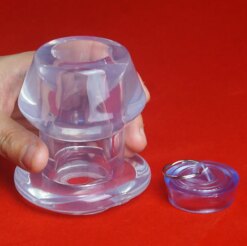 Alternative view of Plug Anal Oco Hollow Anal Plug Dilator com Tampão