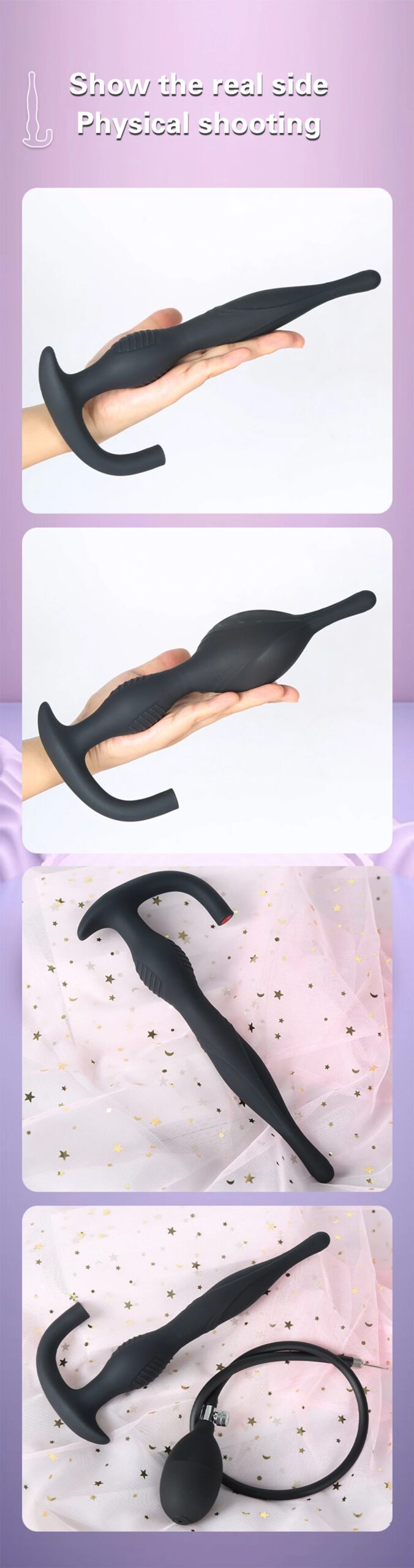 Inflatable Anal Plug Anal Expander Sex Toys For Men Women Butt Plug Ass Butt Dilator Prostate Massager G Spot Stimulator Erotic