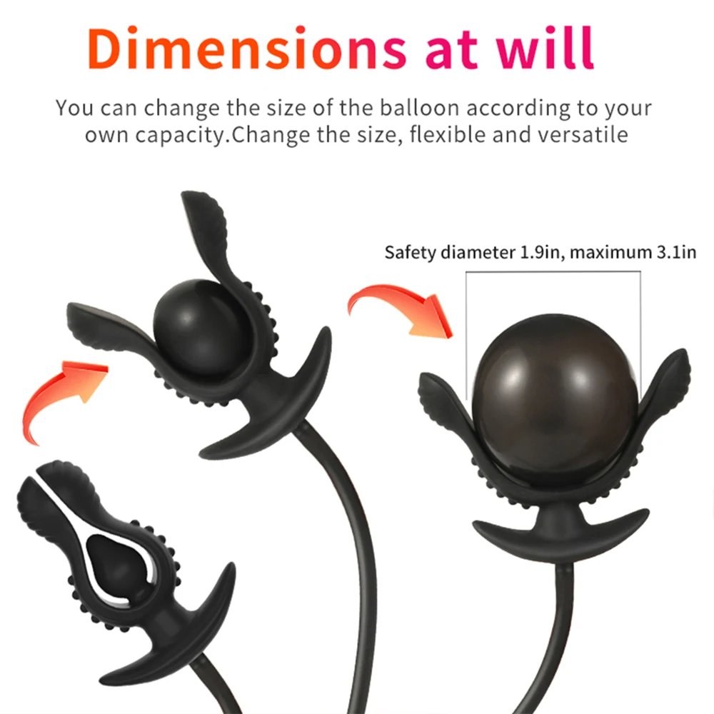 Large Anal Plug Large Dildo Thick Dick Big Cock Stimulate Sex Toys For Adults Man Women Inflatable Buttplug Prostate Toy Sexshop