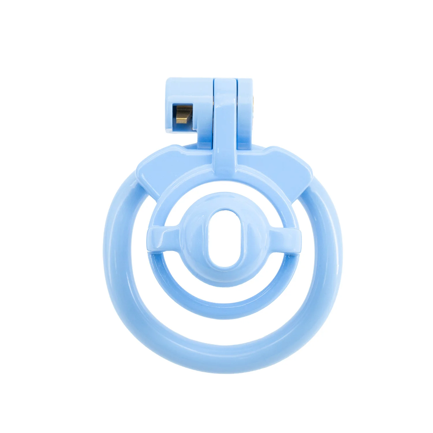 2.0 Curved Ring Small Dome Male Chastity Lock, Crossdressing Pseudo-Clitoris Design TS Genital Restraint