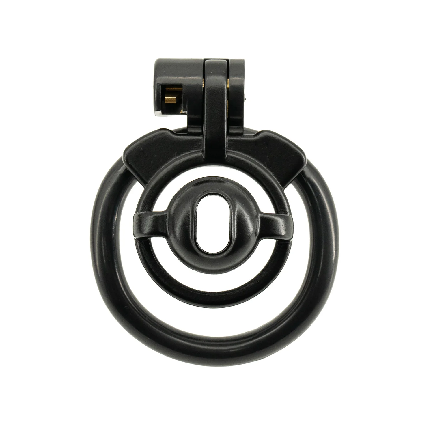 2.0 Curved Ring Small Dome Male Chastity Lock, Crossdressing Pseudo-Clitoris Design TS Genital Restraint