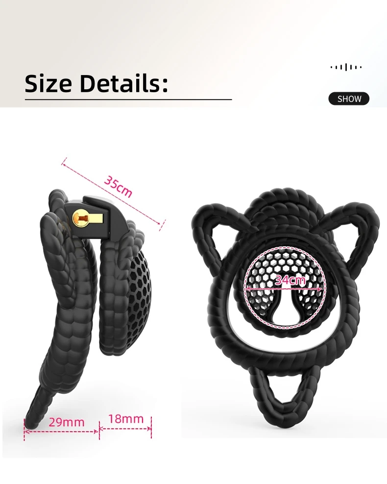 2026 NEW Hemp Rope Pattern Design Male Chastity Device Bee-hive Cock Cage Bondage Penis Ring Men Fetish Adult Sex Toys A652A653