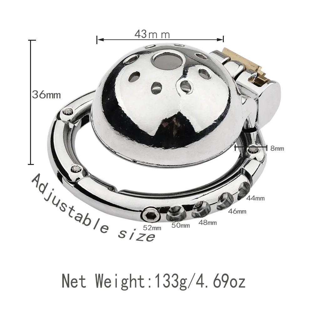 2025 Adjustable Clasp Chastity Cage Sex Toys for Men Metal Penis Ring Sleeve Bdsm Penis Bondage Erotic Urethral Lock Cock Cage 2025 Adjustable Clasp Chastity Cage Sex Toys for Men Metal Penis Ring Sleeve Bdsm Penis Bondage Erotic Urethral Lock Cock Cage