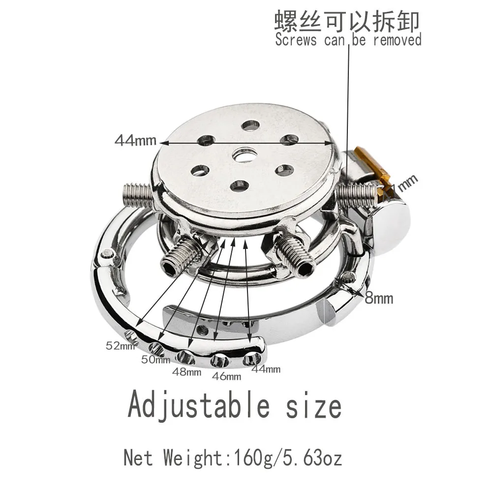 2025 Adjustable Clasp Chastity Cage Sex Toys for Men Metal Penis Ring Sleeve Bdsm Penis Bondage Erotic Urethral Lock Cock Cage 2025 Adjustable Clasp Chastity Cage Sex Toys for Men Metal Penis Ring Sleeve Bdsm Penis Bondage Erotic Urethral Lock Cock Cage