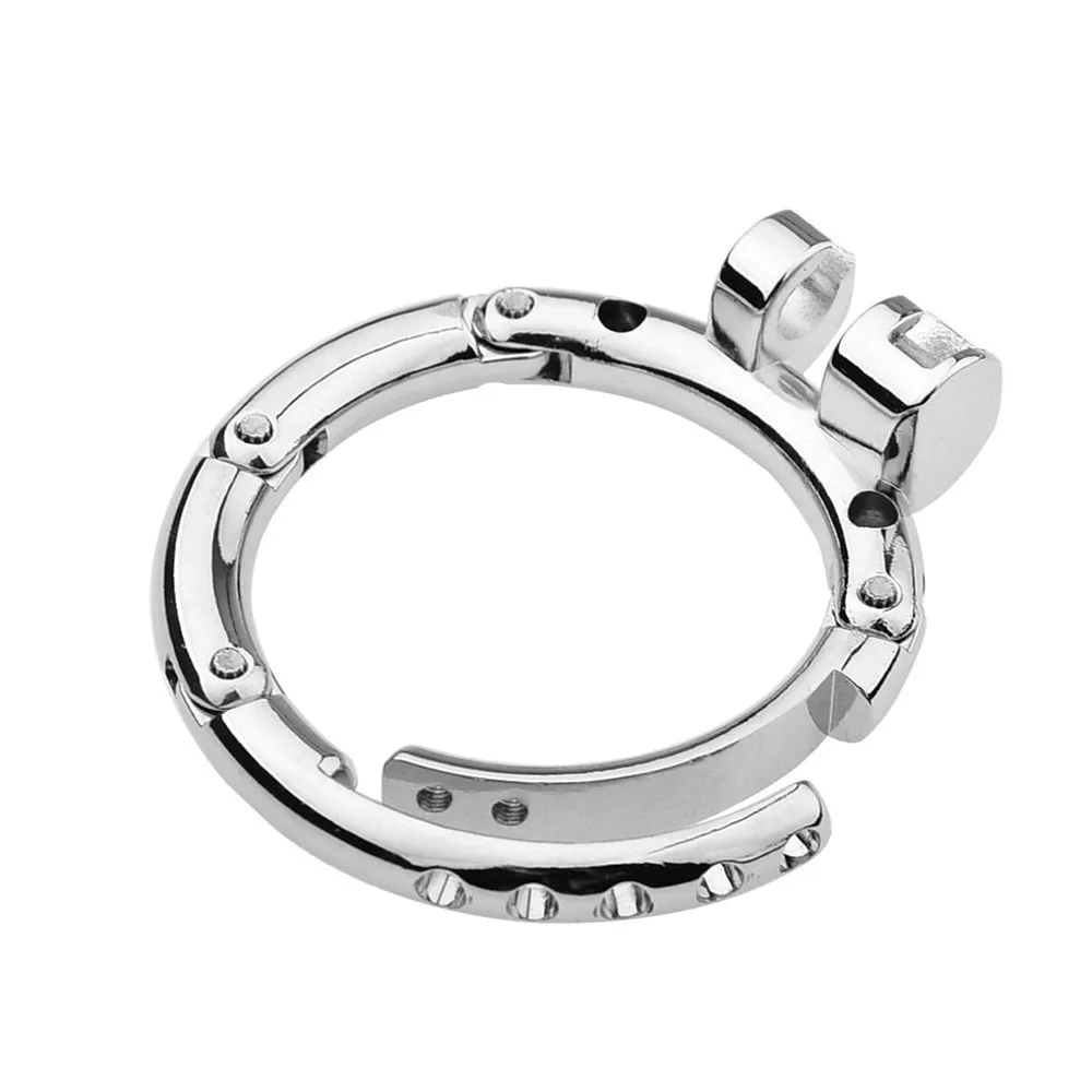 Gaiola de Castidade Anel Ajustável Lock Clasp Chastity Cage - Imagem 3