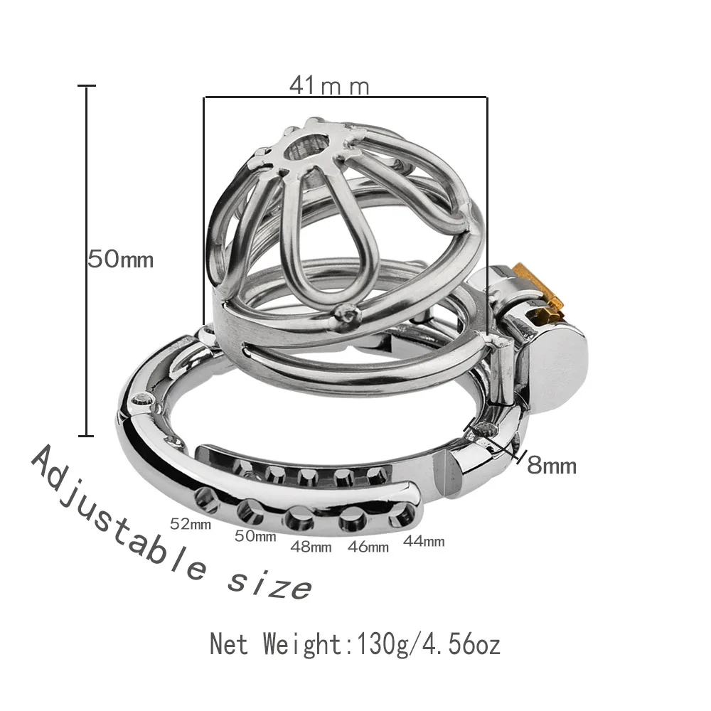 2025 Adjustable Clasp Chastity Cage Sex Toys for Men Metal Penis Ring Sleeve Bdsm Penis Bondage Erotic Urethral Lock Cock Cage 2025 Adjustable Clasp Chastity Cage Sex Toys for Men Metal Penis Ring Sleeve Bdsm Penis Bondage Erotic Urethral Lock Cock Cage