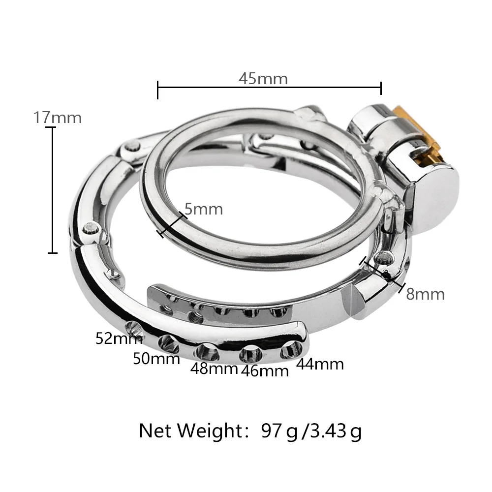 2025 Adjustable Clasp Chastity Cage Sex Toys for Men Metal Penis Ring Sleeve Bdsm Penis Bondage Erotic Urethral Lock Cock Cage 2025 Adjustable Clasp Chastity Cage Sex Toys for Men Metal Penis Ring Sleeve Bdsm Penis Bondage Erotic Urethral Lock Cock Cage