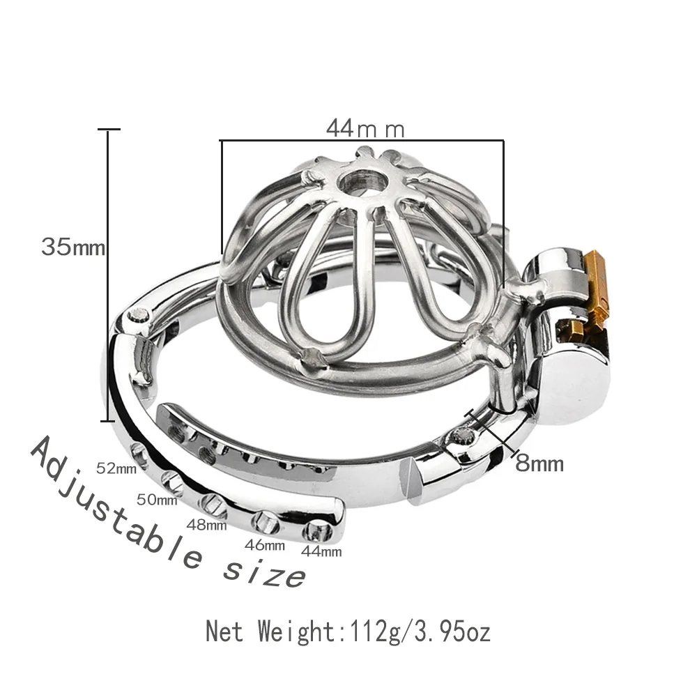 2025 Adjustable Clasp Chastity Cage Sex Toys for Men Metal Penis Ring Sleeve Bdsm Penis Bondage Erotic Urethral Lock Cock Cage 2025 Adjustable Clasp Chastity Cage Sex Toys for Men Metal Penis Ring Sleeve Bdsm Penis Bondage Erotic Urethral Lock Cock Cage
