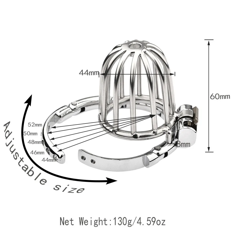 2025 Adjustable Clasp Chastity Cage Sex Toys for Men Metal Penis Ring Sleeve Bdsm Penis Bondage Erotic Urethral Lock Cock Cage 2025 Adjustable Clasp Chastity Cage Sex Toys for Men Metal Penis Ring Sleeve Bdsm Penis Bondage Erotic Urethral Lock Cock Cage