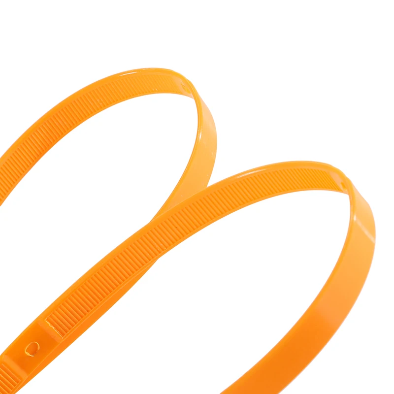 1PC Nylon Cable Ties CS Outdoor Plastic Police Handcuffs Double Flex Cuffs Disposable Professional Zip Tie Orange Yellow Black