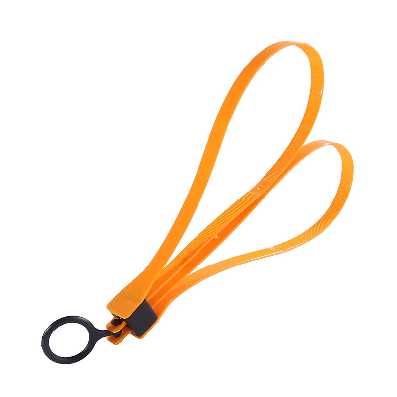 1PC Nylon Cable Ties CS Outdoor Plastic Police Handcuffs Double Flex Cuffs Disposable Professional Zip Tie Orange Yellow Black